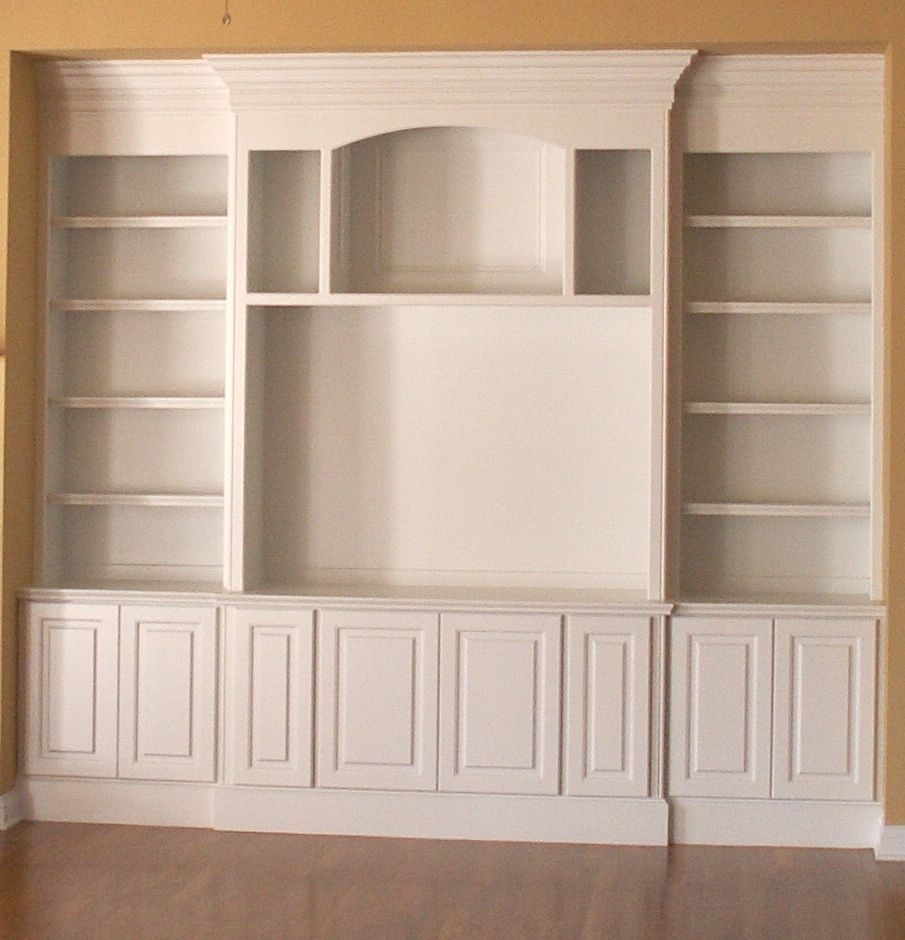 Built In Bookshelves For A Large Space Room My Office Ideas