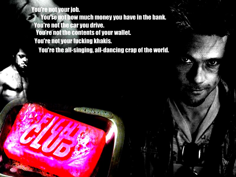 You Are Ing Fight Club HD Wallpaper Color Palette Tags