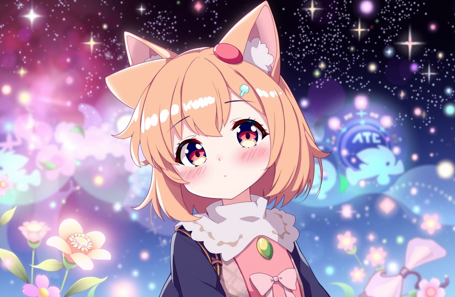 Anime Cat Girl Wallpaper