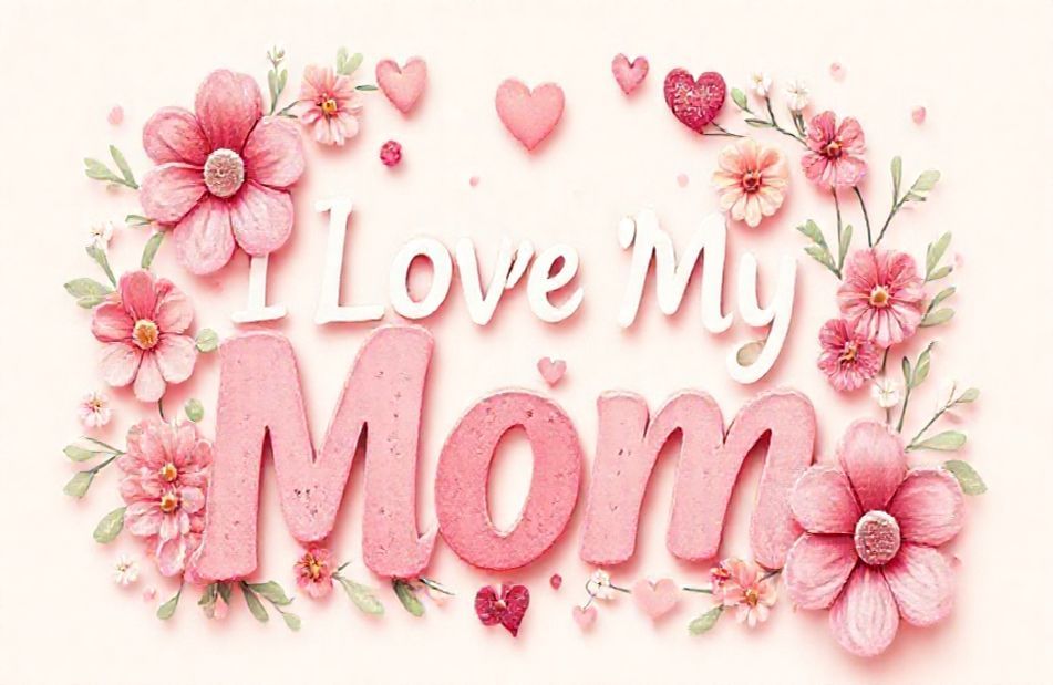 I Love My Mom Wallpaper