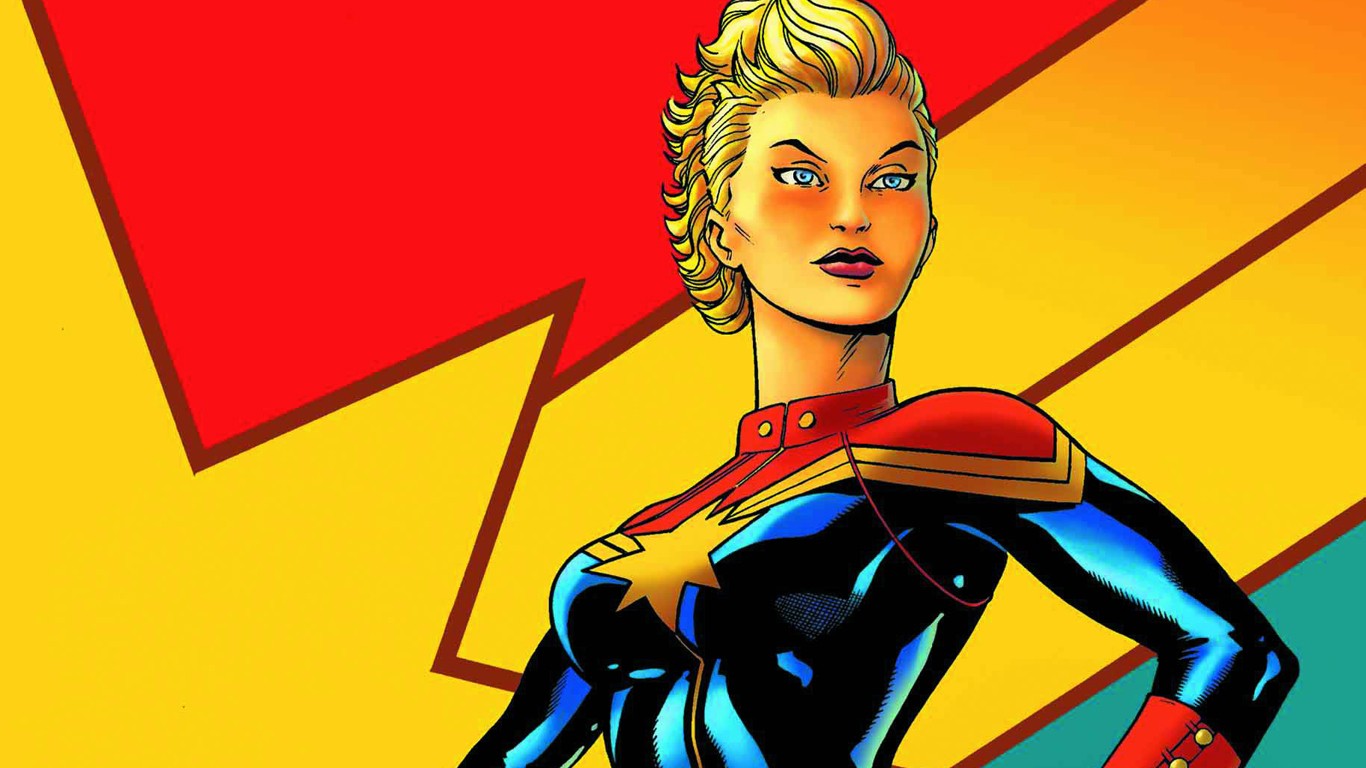 Captain Marvel Carol Danvers Bandes Dessin Es Super H Ros