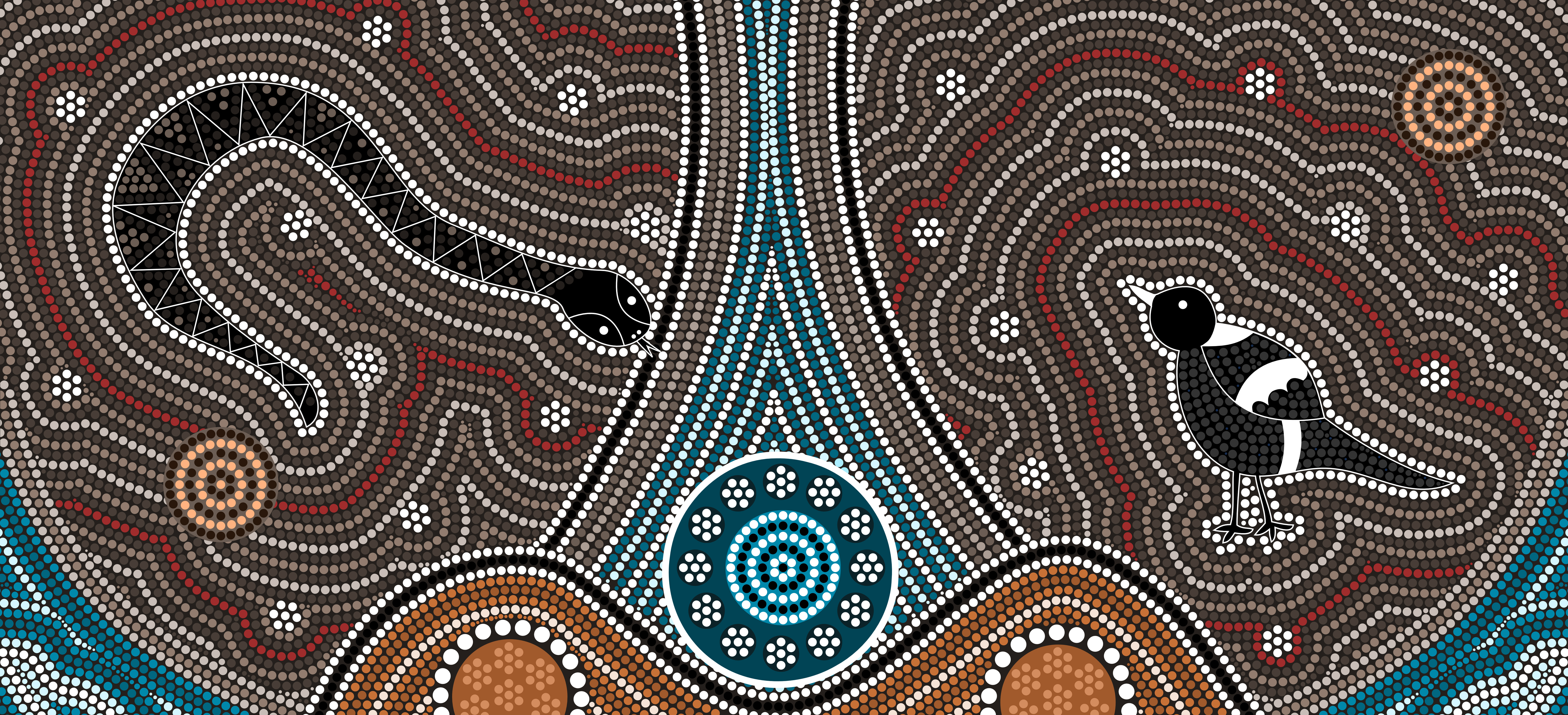 Aboriginal Art Custom Wallpaper