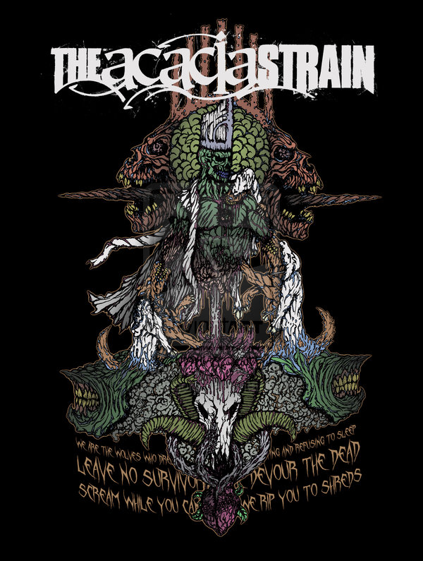 The Acacia Strain Wormwood Wallpaper Impaled By Dangore