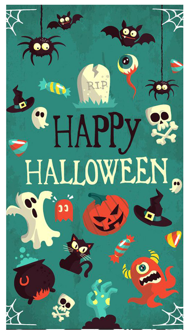 Halloween Cute Spooky And Scary Mobile Wallpaper