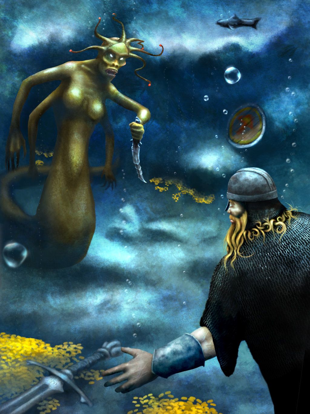 Beowulf S Monsters Grendel Mother With Image