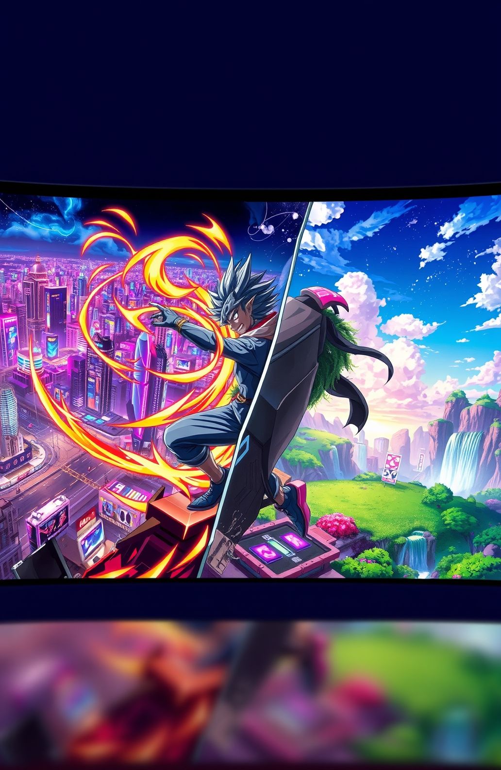 Anime Dual Monitor Wallpaper