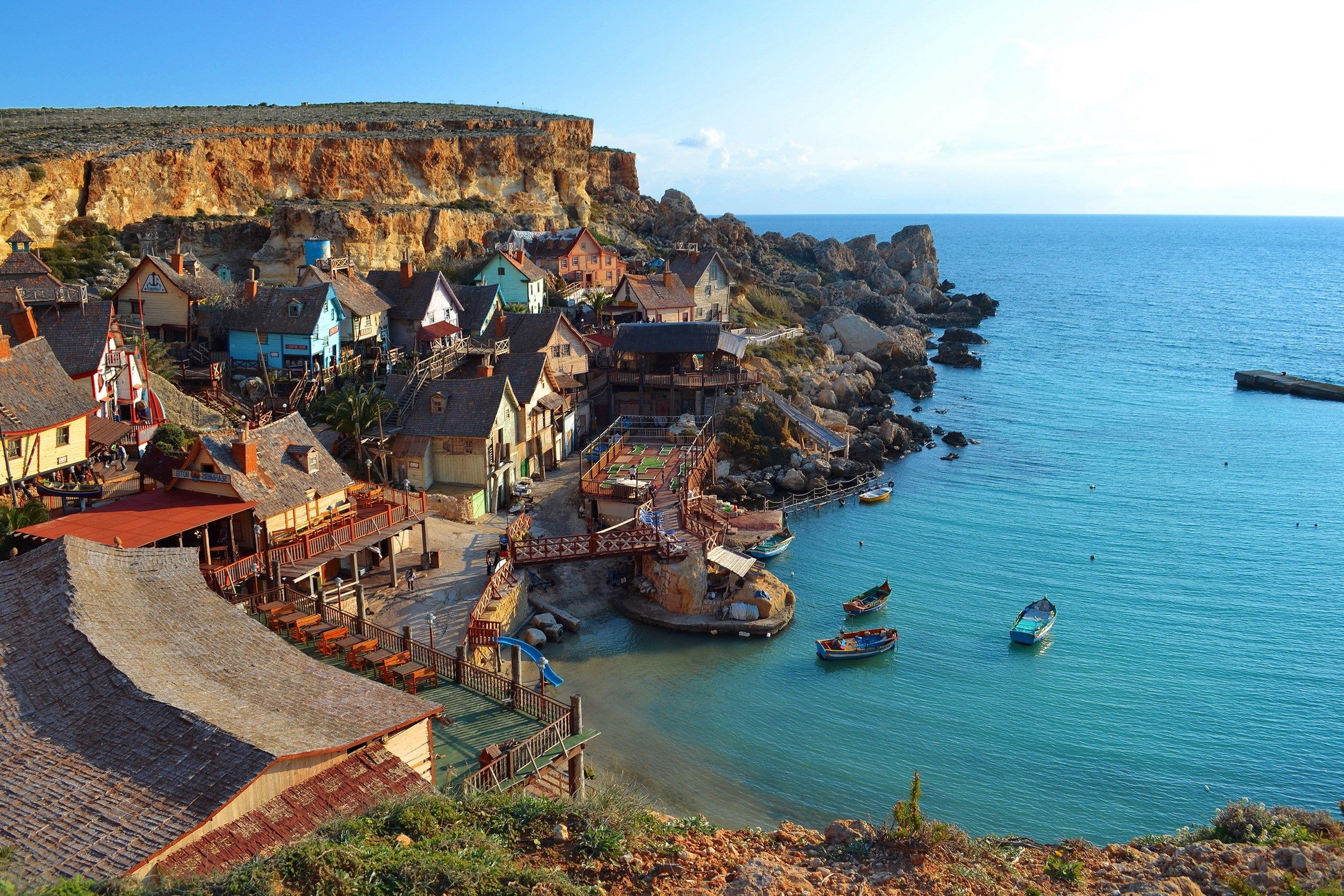 Malta Wallpaper Seaside Towns Ocean