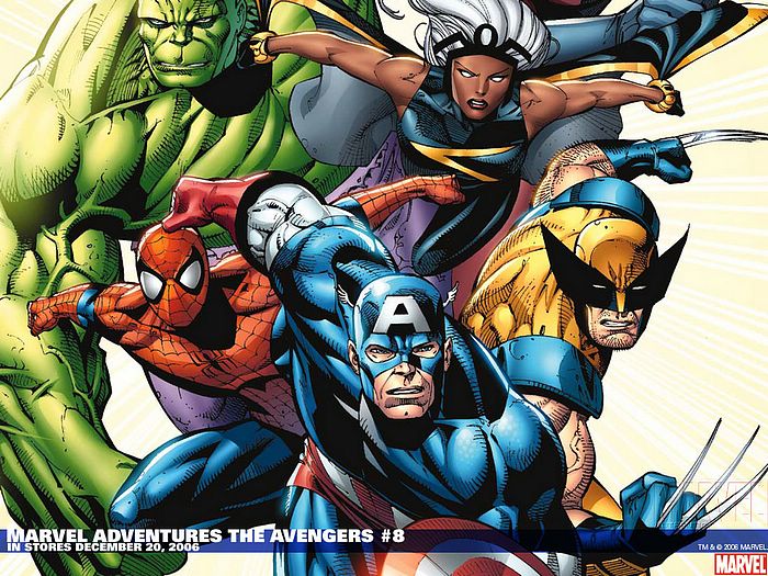 Marvel Super Heroes Wallpaper Ics Characters Book