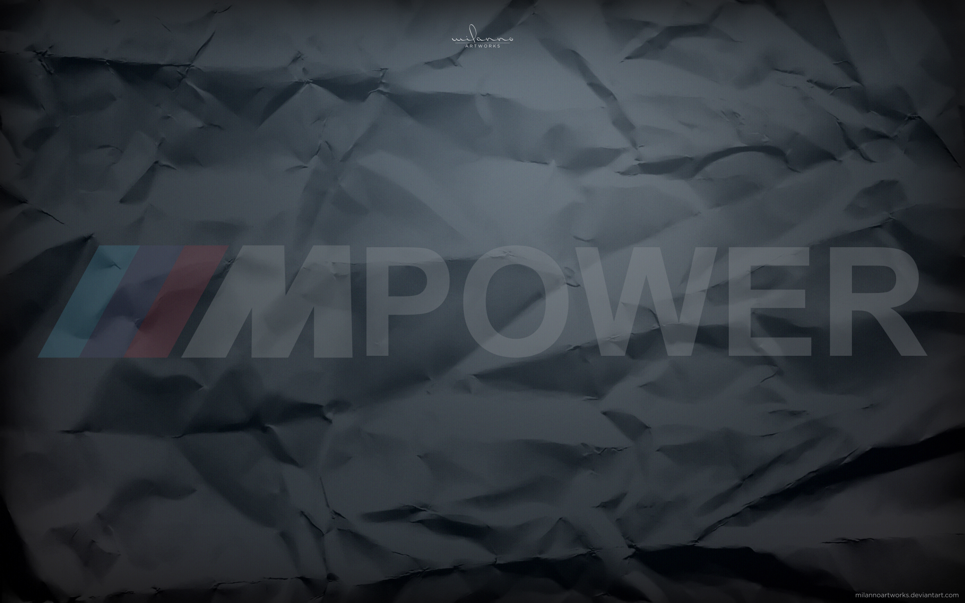 M Power Wallpaper By Milannoartworks
