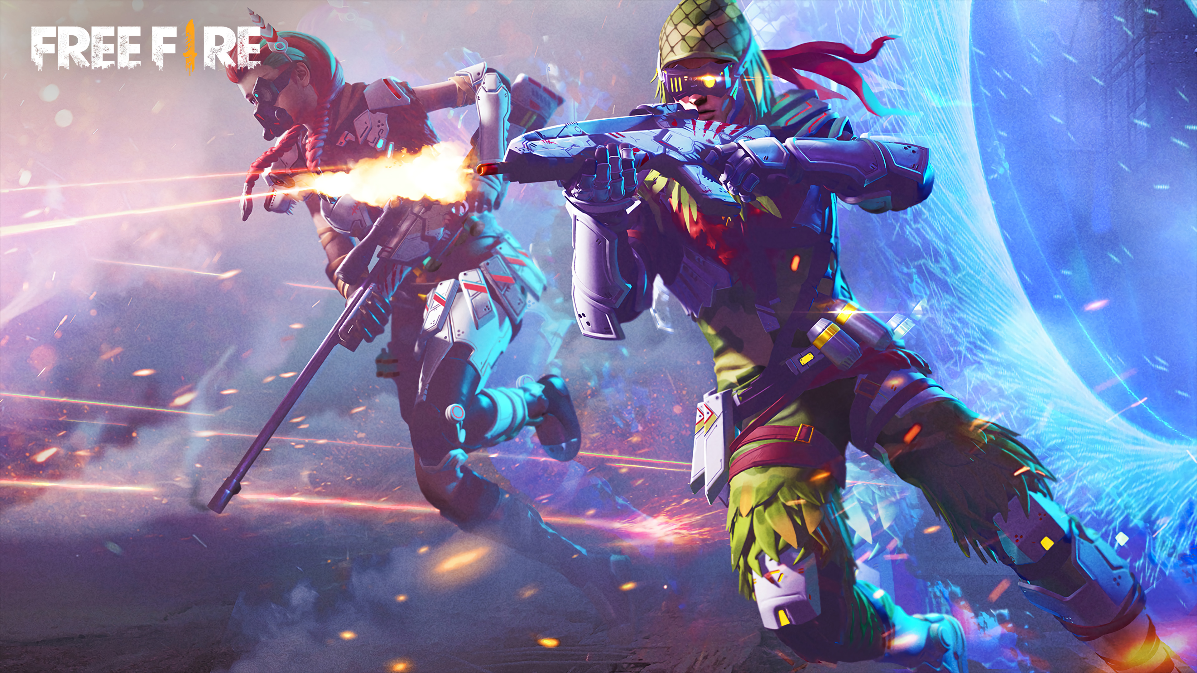 Garena Fire 4k Ultra HD Action Wallpaper Epic Battle Scene