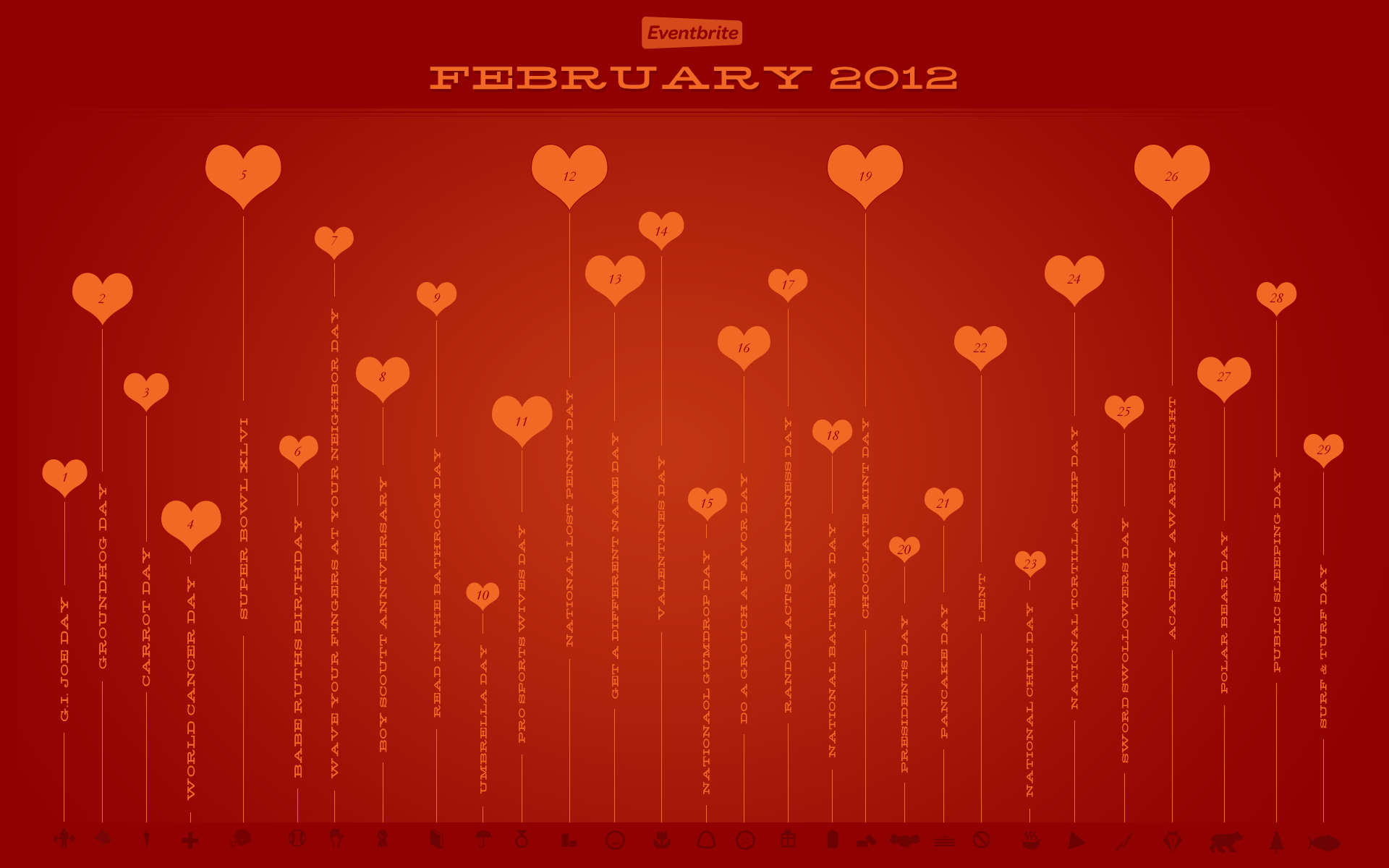 Eventbrite February Desktop Wallpaper For Valentine S Day