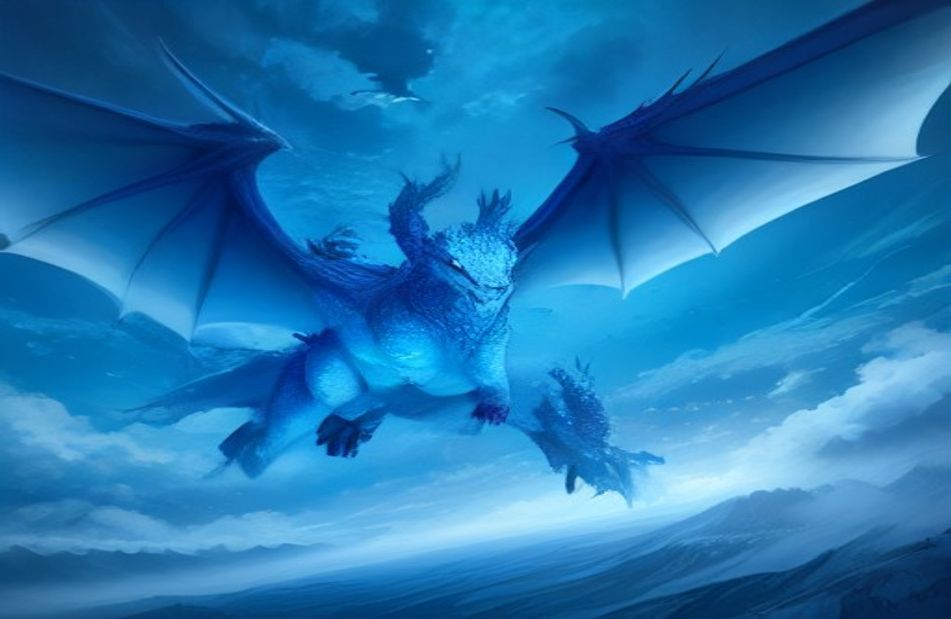 Blue Eyes White Dragon Wallpaper