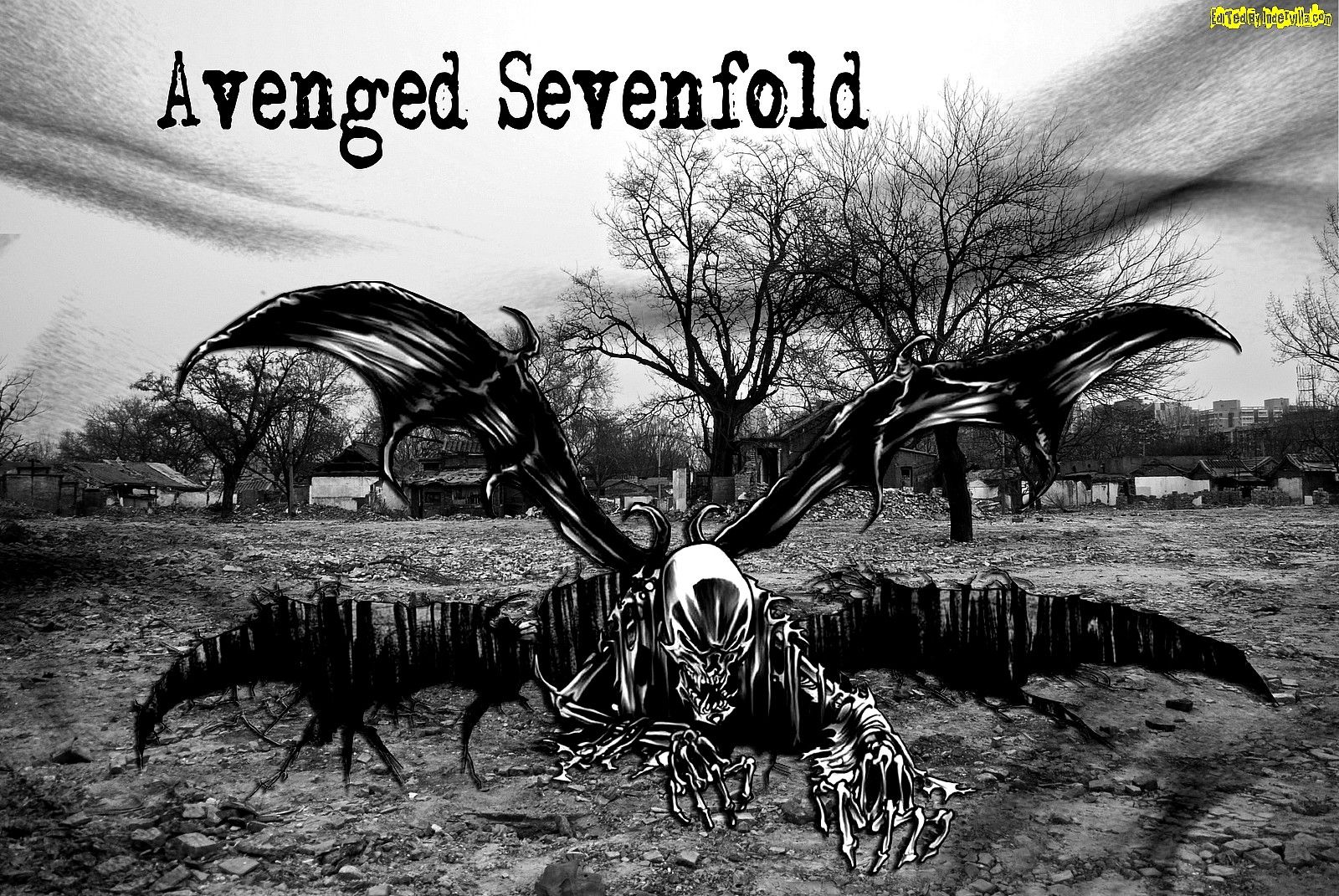 Avenged Sevenfold Hd Wallpaper Wallpapersafari 2376 Wallpapers Colourinwallpaper Gambar