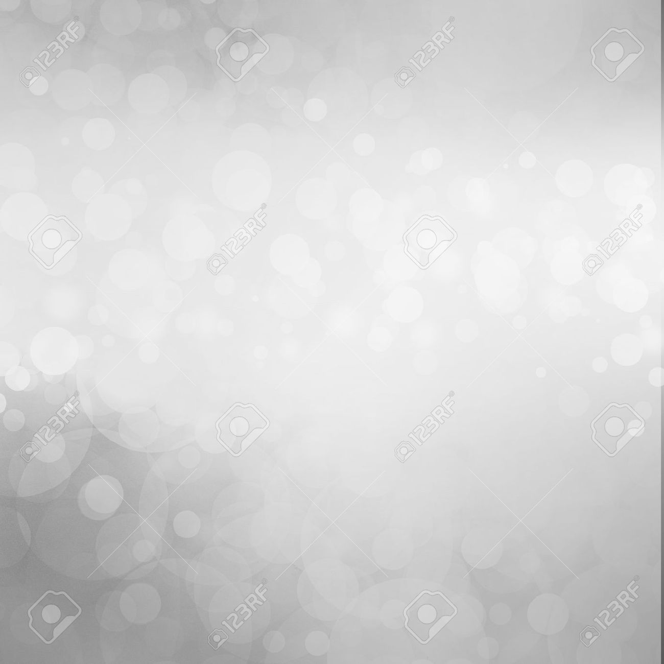 Dull Gray Black And White Background With Lights Or Circles