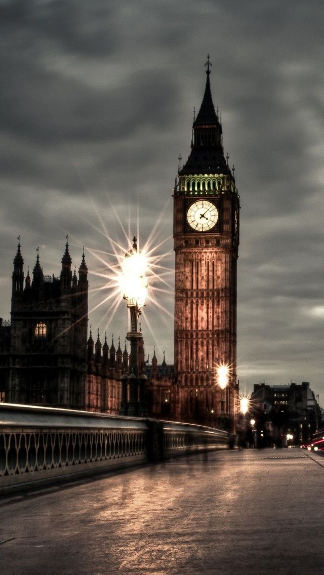 Tower Night London iPhone Wallpaper