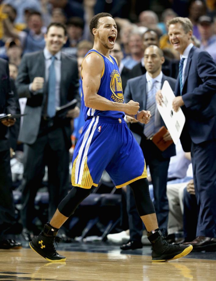 Killion Curry S Heave Was A Dagger From Feet Away Steve Kerr