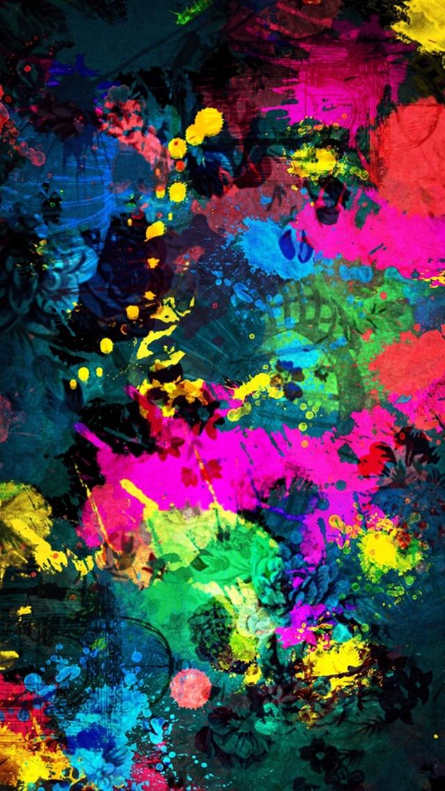 Paint Background iPhone Wallpaper HD Background
