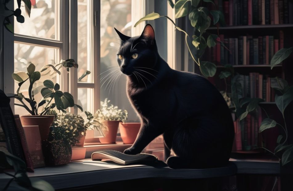 Black Cat Wallpaper For Computer
