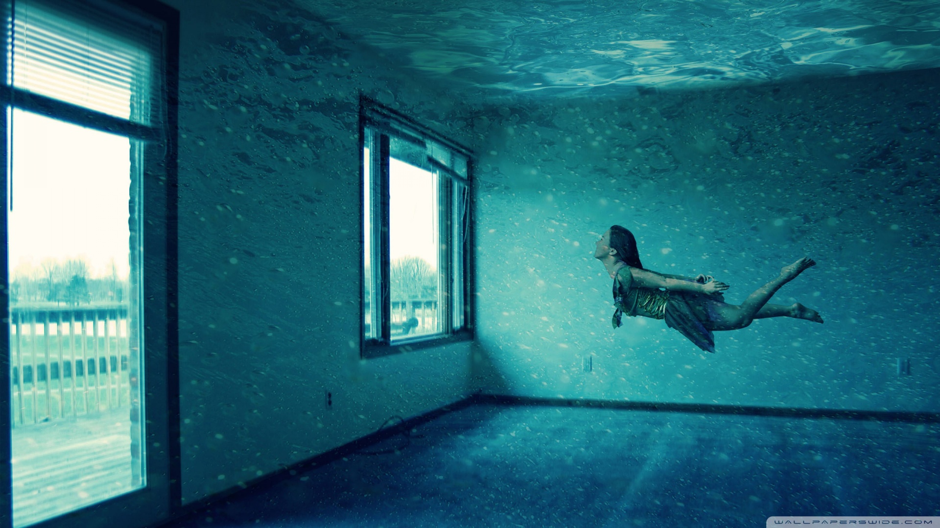 Underwater Room Wallpaper 1920x1080 Underwater Room