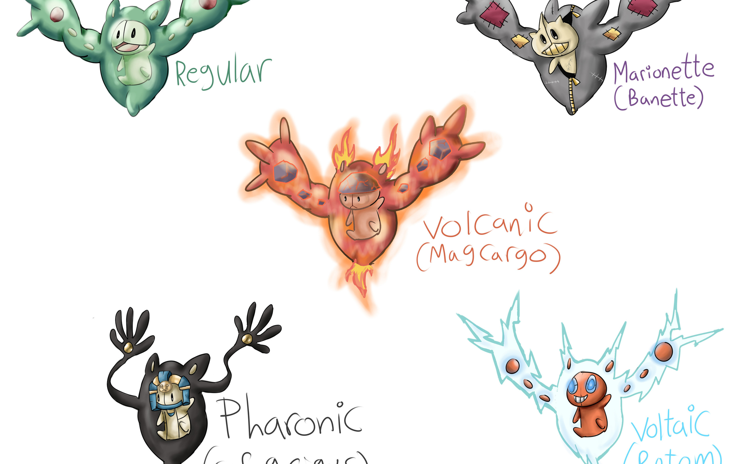 Reuniclus Pokemon Desktop Wallpaper