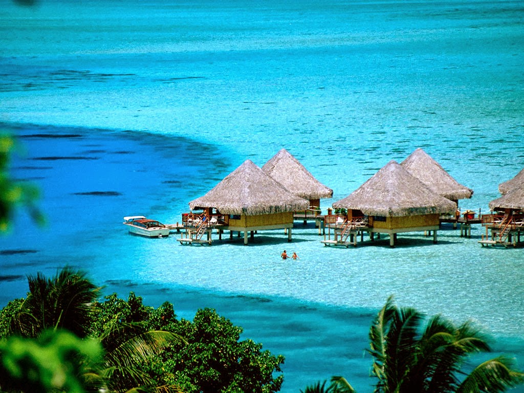 Tahiti Bora Paradise Wallpaper Desktop