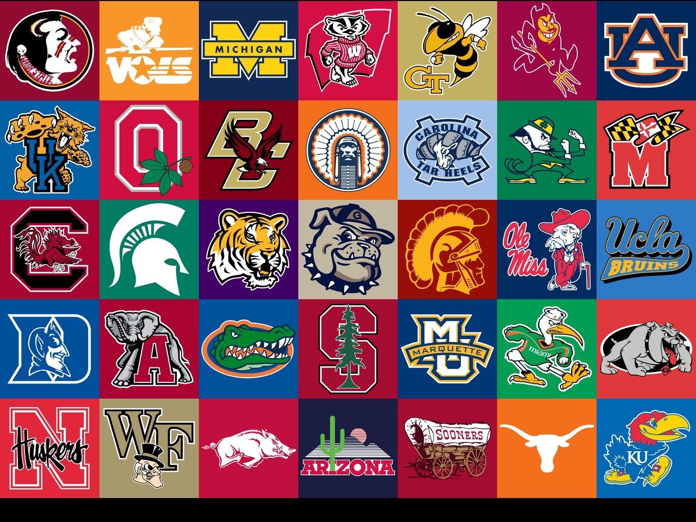 College Football Logos