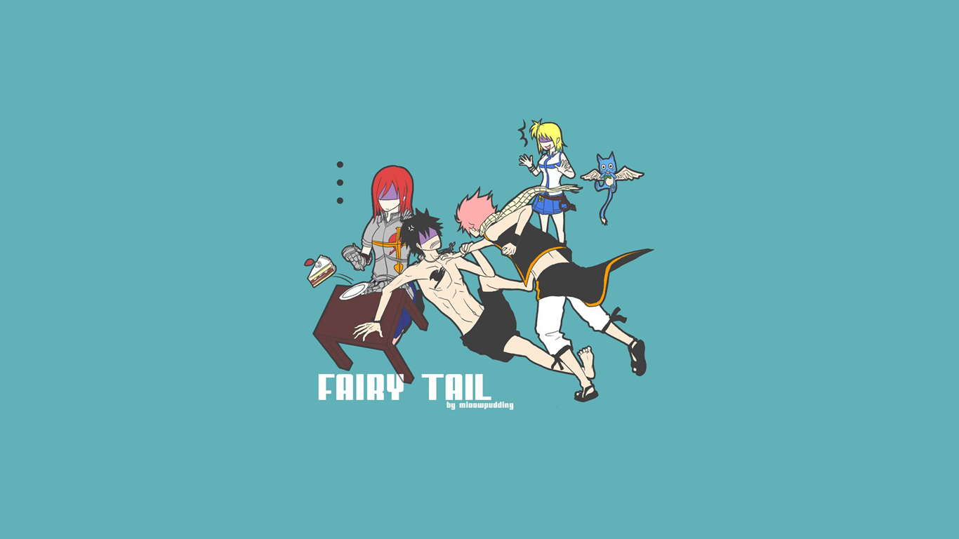 Heartfilia And Happy Fairy Tail Anime HD Wallpaper Original