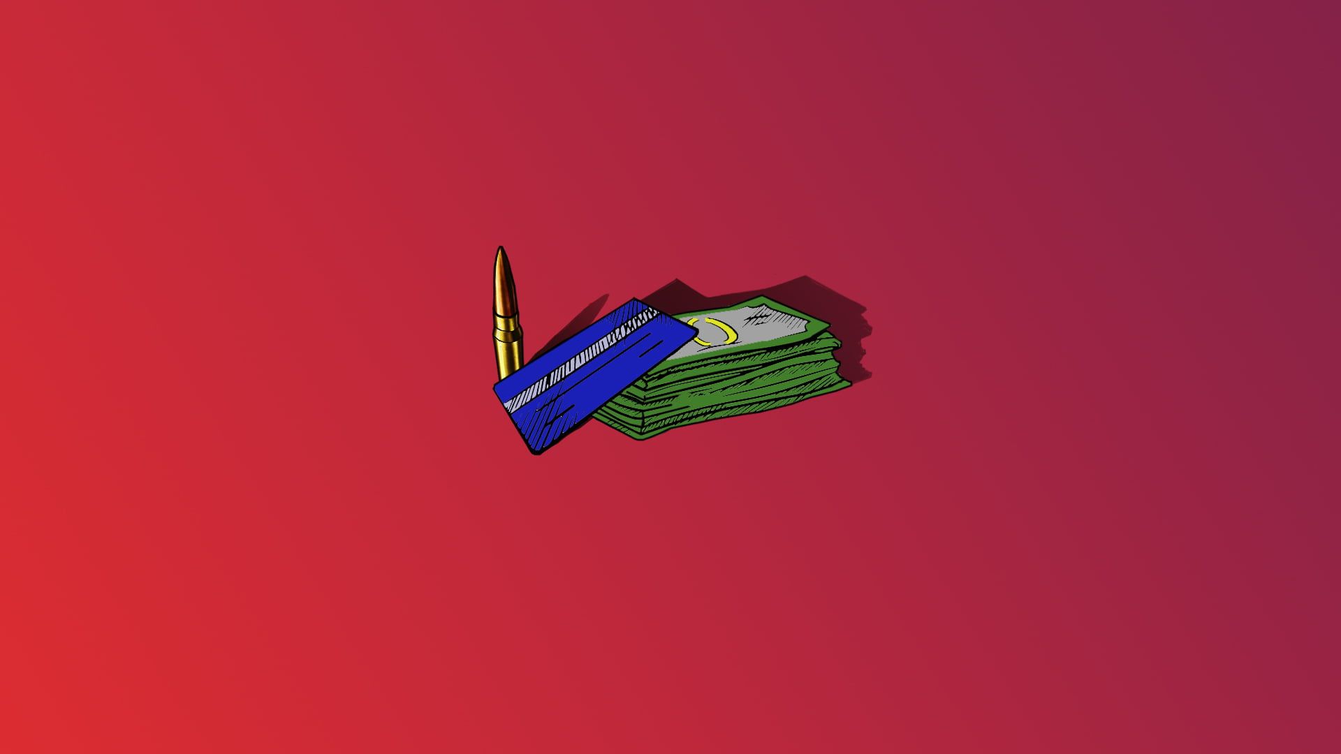 HD Wallpaper Cash Shell Casing Credit Cards Photoshop