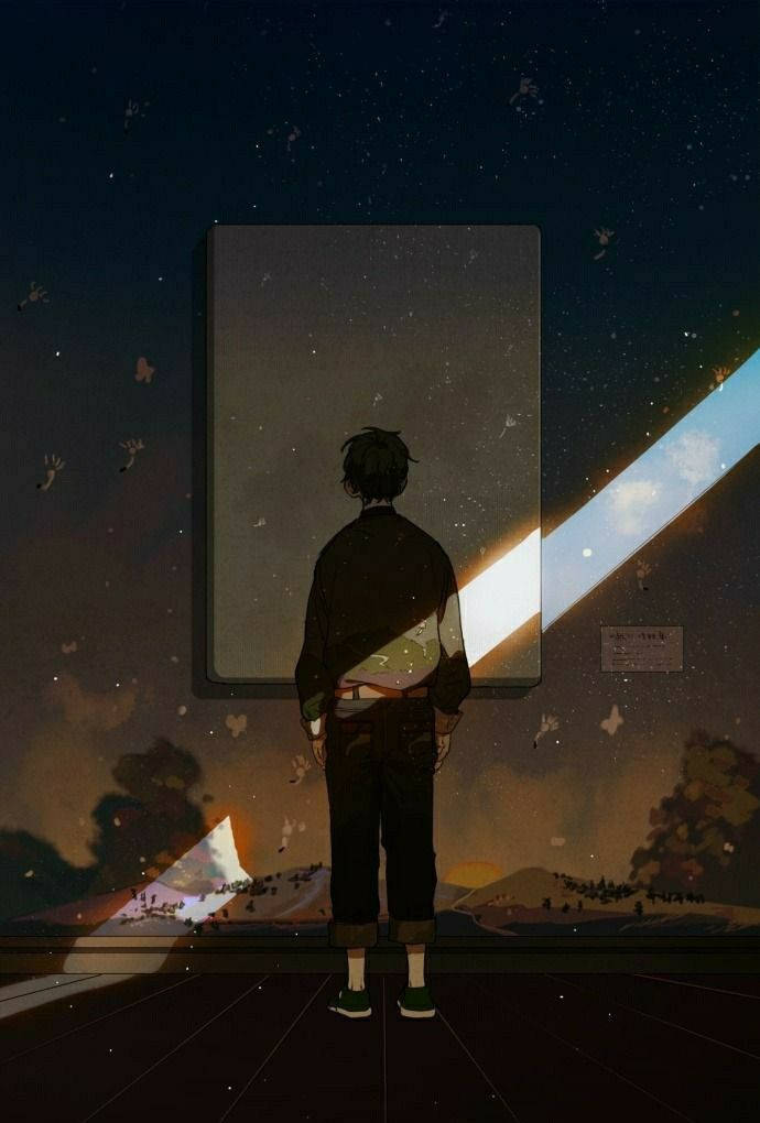 Anime Boy Sad Aesthetic Wallpaper