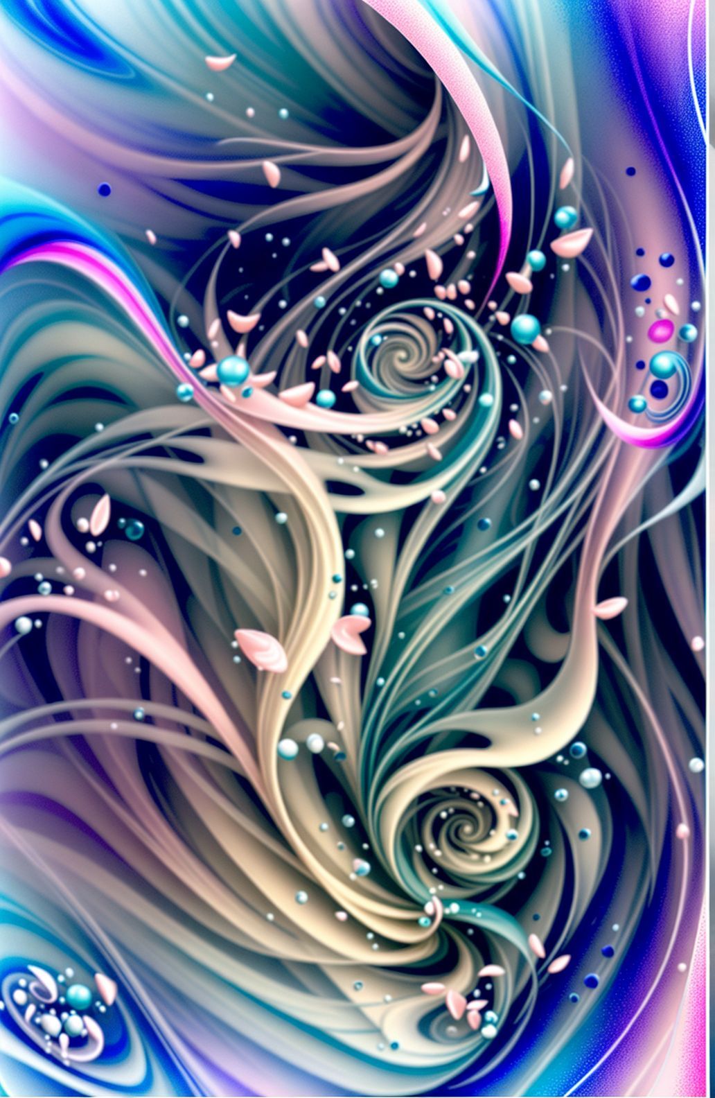 Blue And Pink Wallpaper