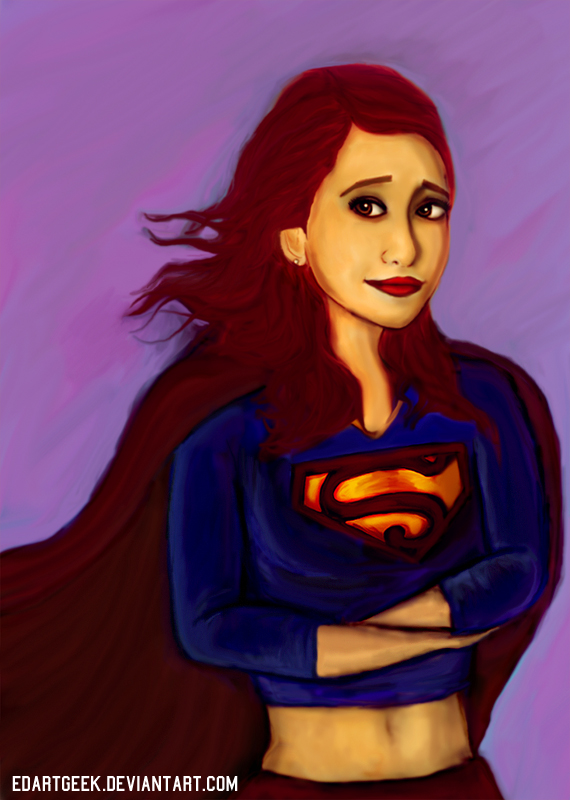 Cat Valentine Wallpaper As Supergirl By