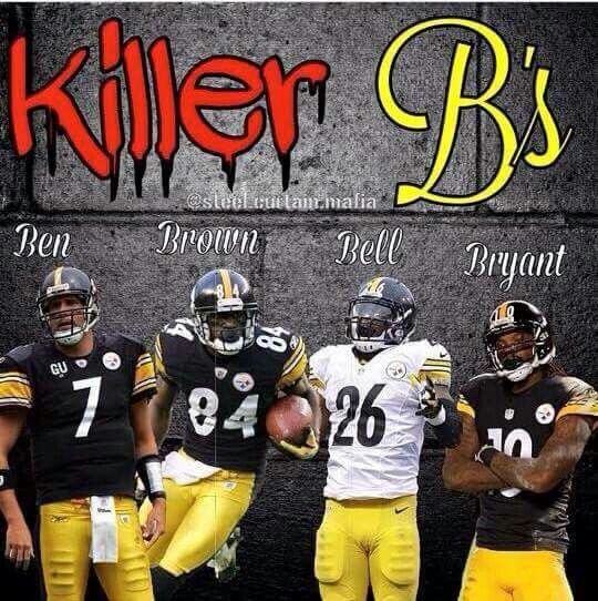 Steelers Killer B S On Offense I Bleed Steeler Black And