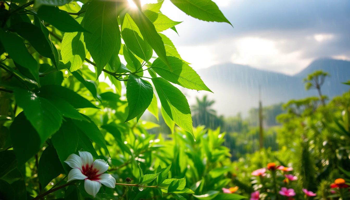 Nature Rain Wallpaper