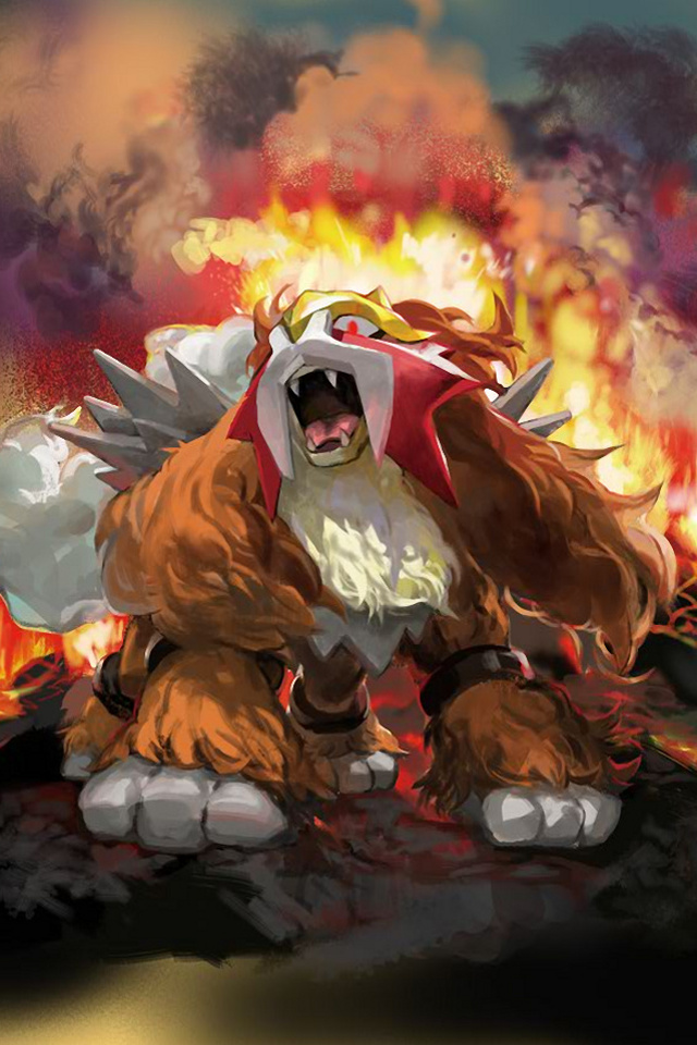 Entei Wallpaper For iPhone