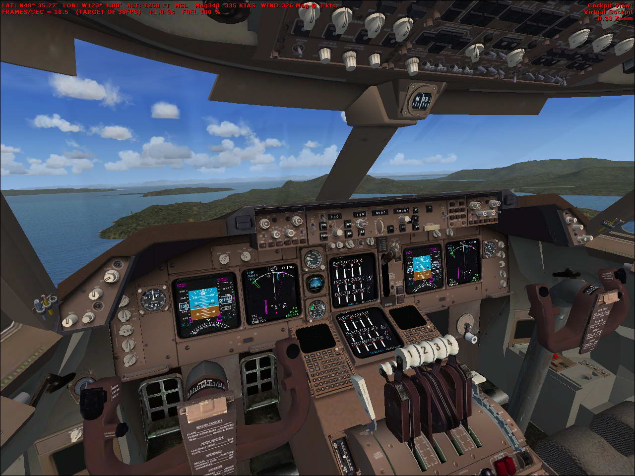 Flight Simulator X Video Game Wallpaper Of