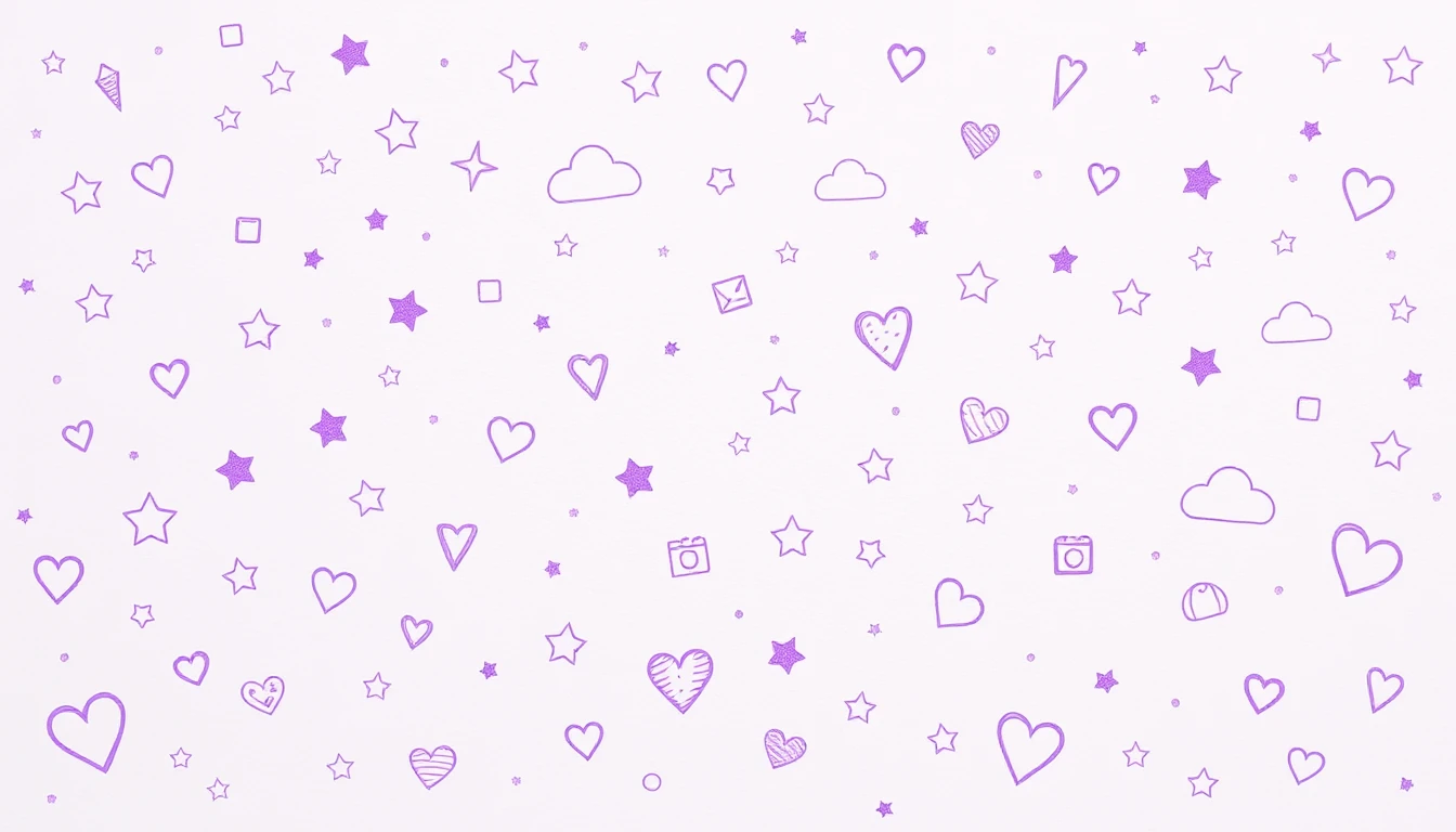 Cute Simple Purple Wallpaper