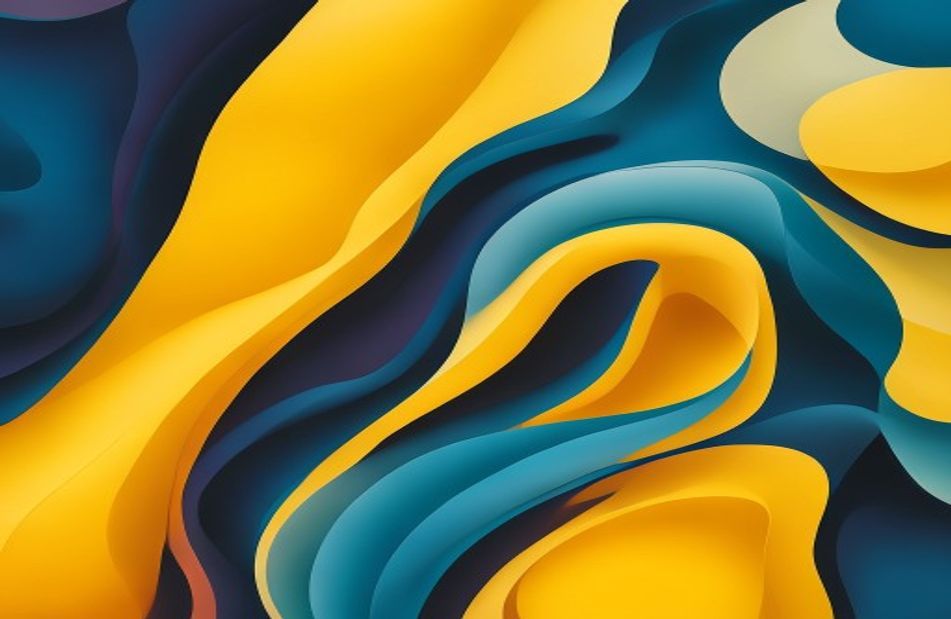 Yellow And Blue Wallpaper