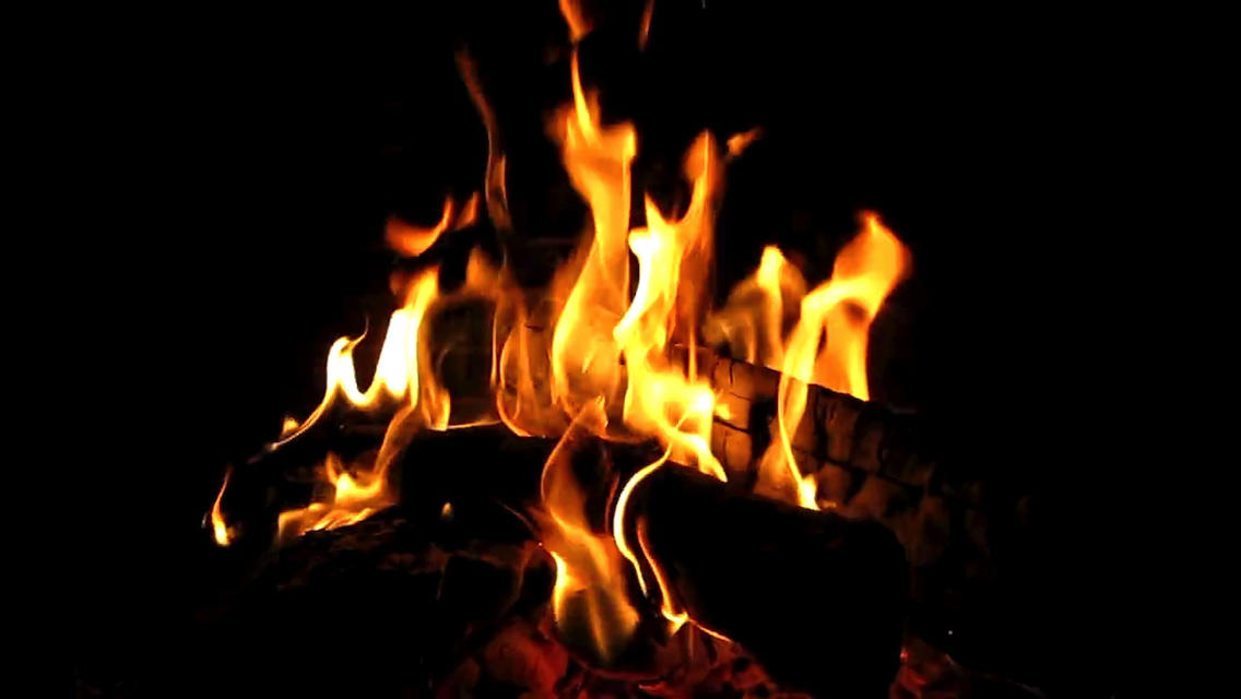 hd fireplace screensaver