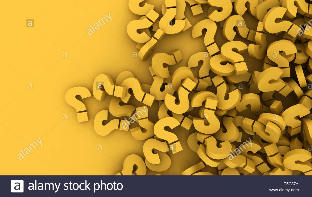 Orange 3d Question Marks Background Render Questions And Doubt