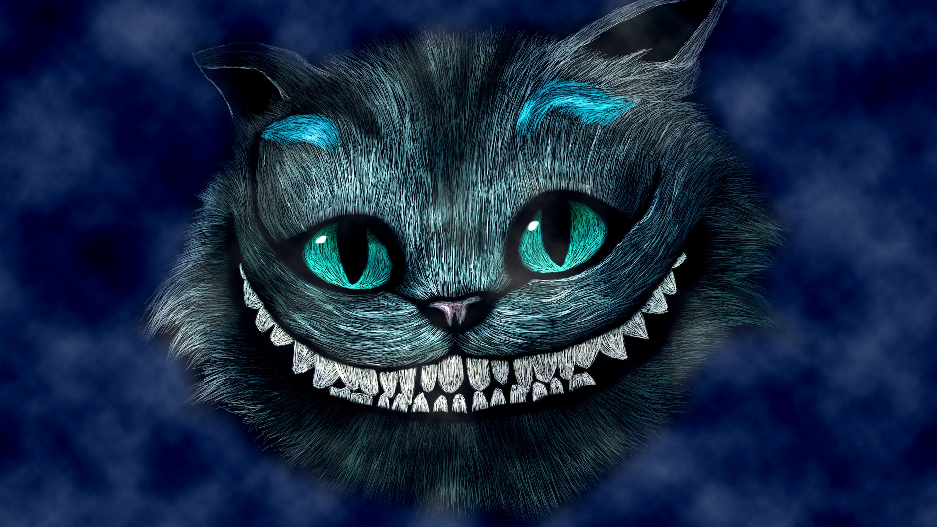 Alice In Wonderland Smiling Cheshire Cat Wallpaper Desktop