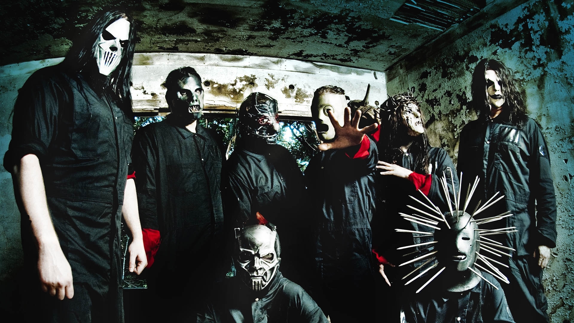Slipknot Masks HD Wallpaper Background Image