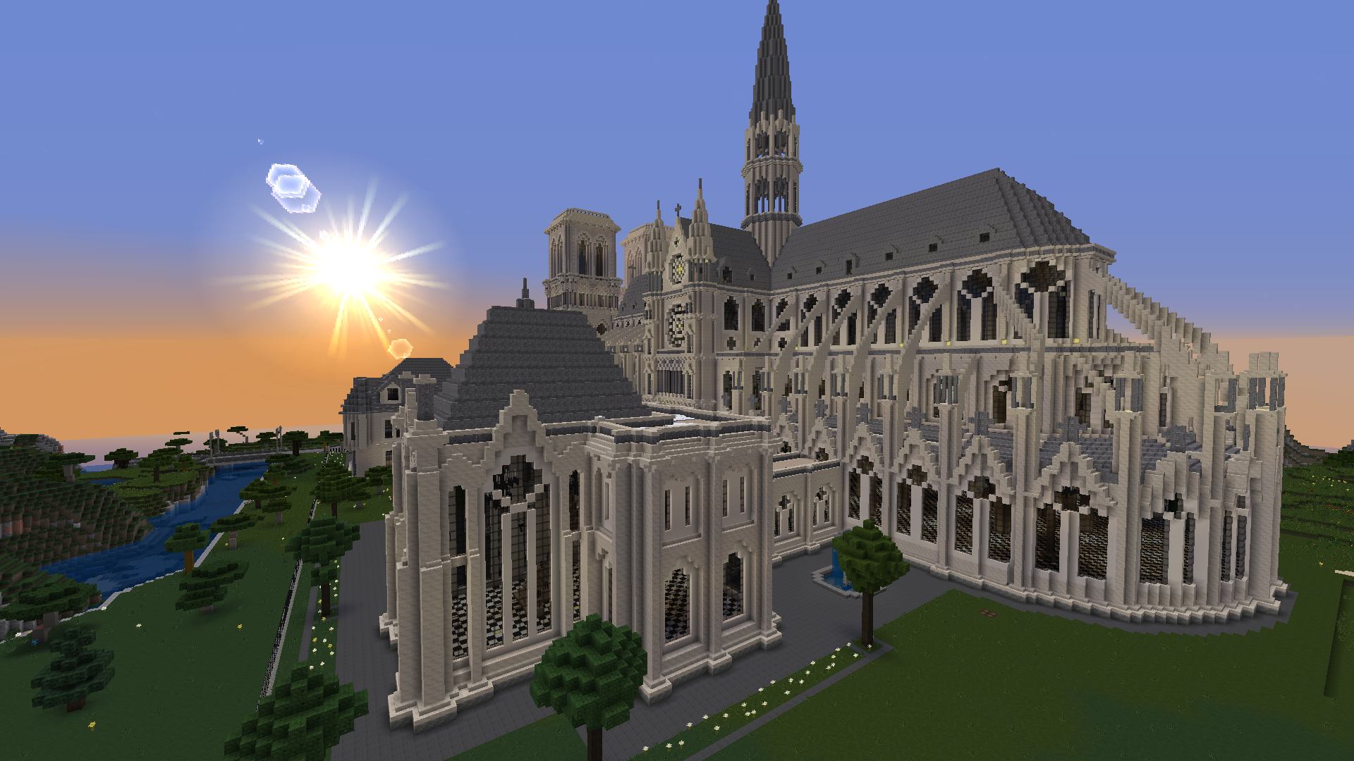 Minecraft Cath Drale Notre Dame De Paris Catedral