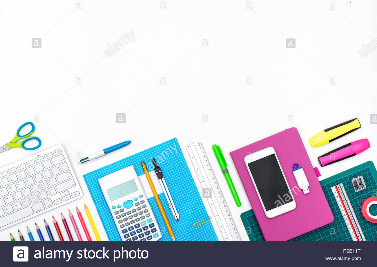 Back To School Background Header Stock Photo