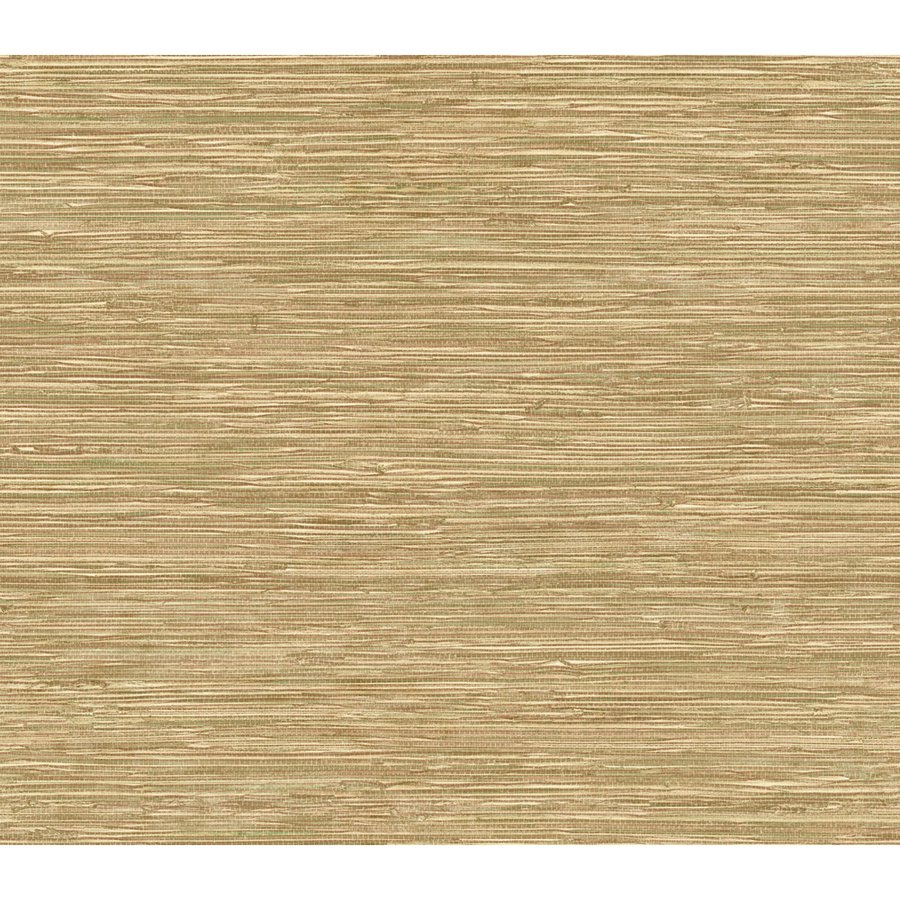 Grass Cloth Brown Peelable Vinyl Prepasted Wallpaper Lowe S Canada