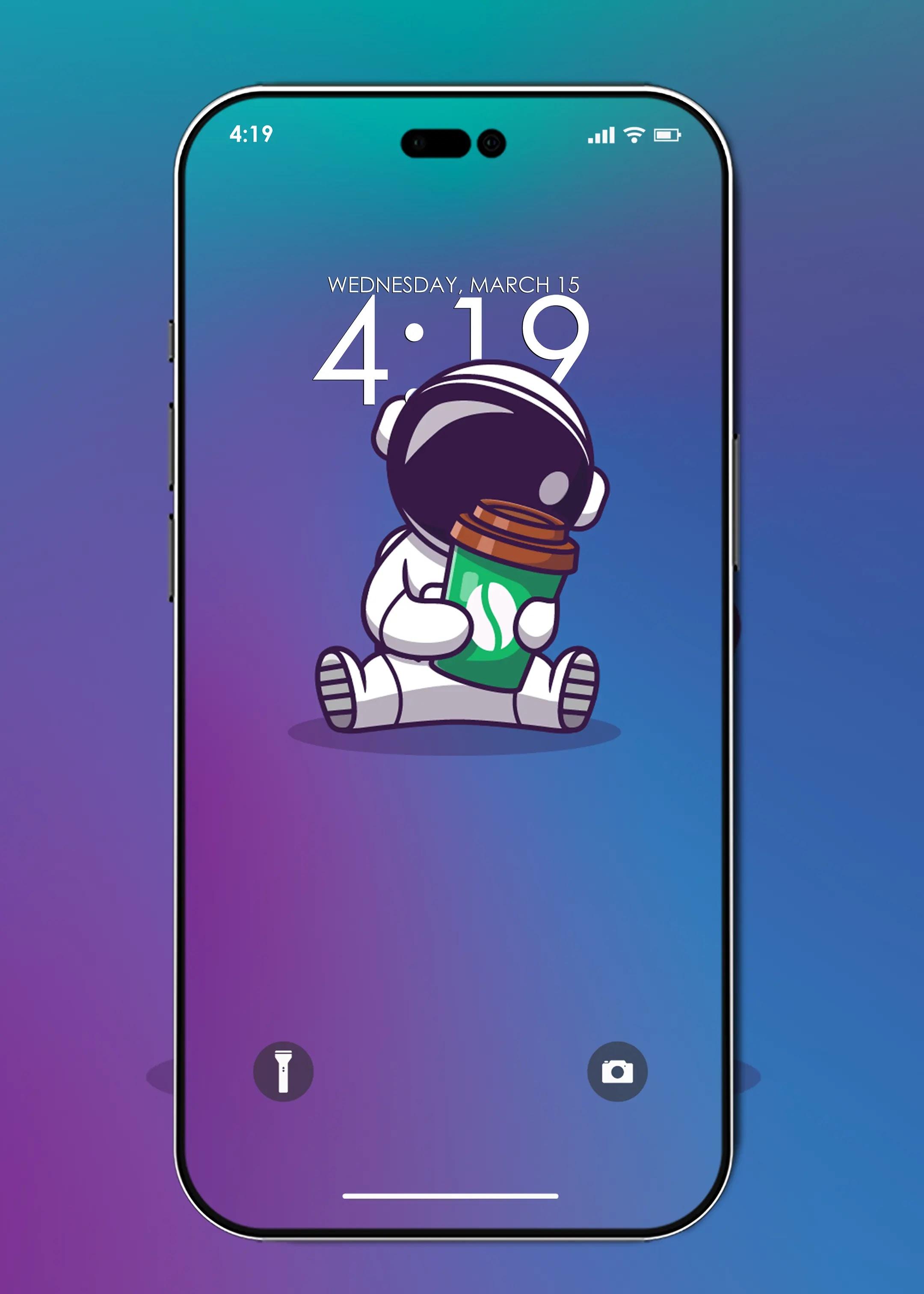 Cute Astronaut Wallpaper Phone