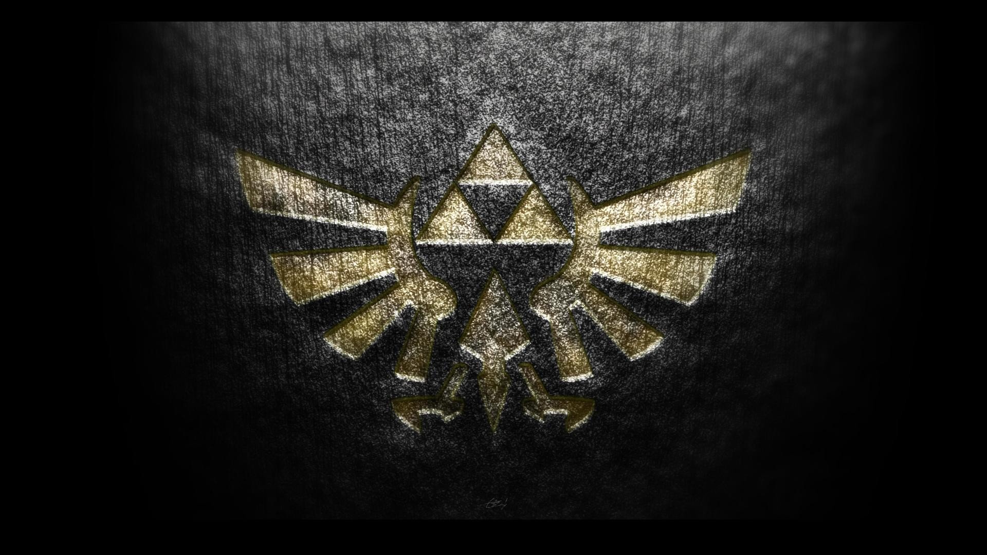 Hyrule The Legend Of Zelda Crest Wallpaper Background