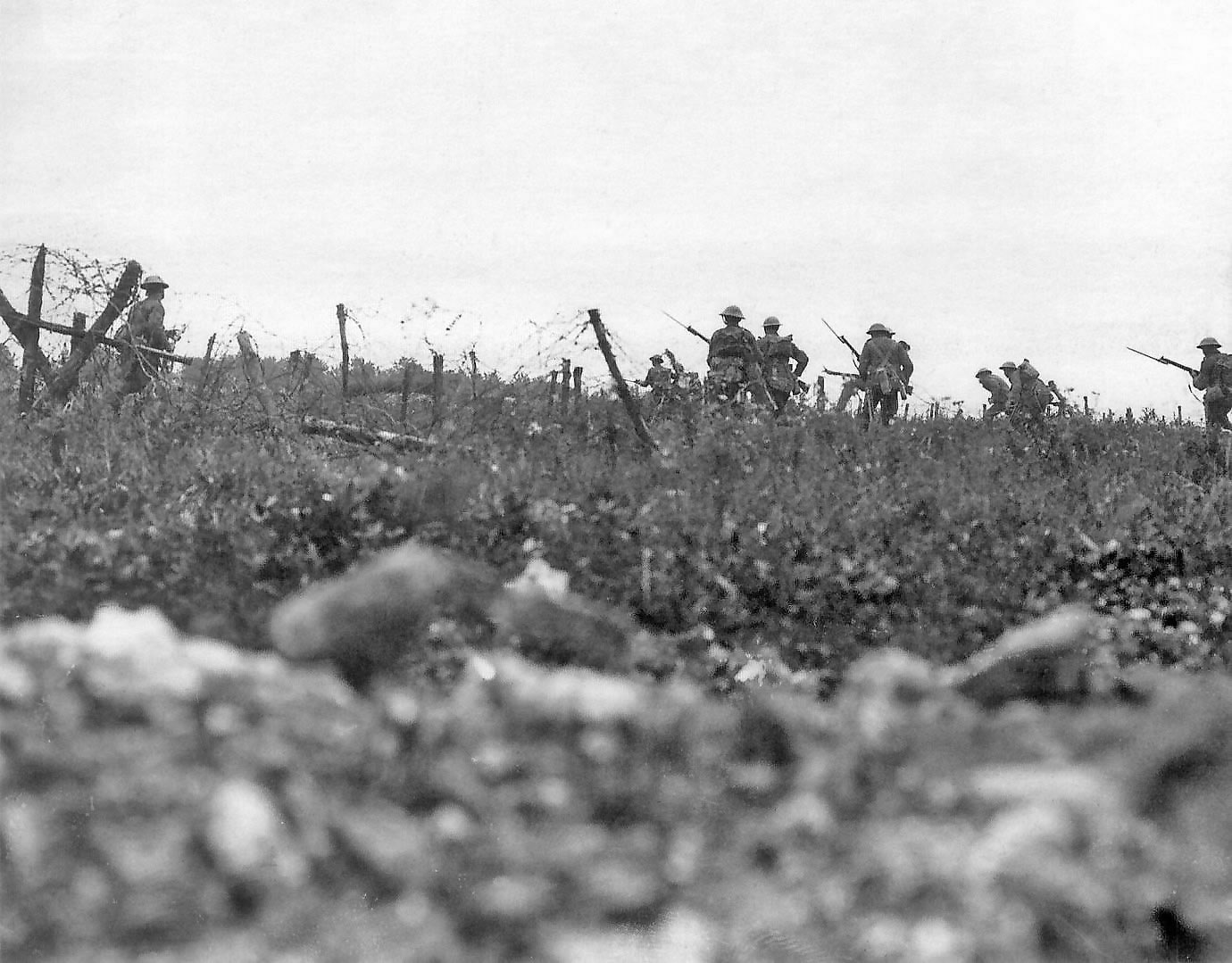 Wiltshire Regiment Thiepval Historical World War One Image