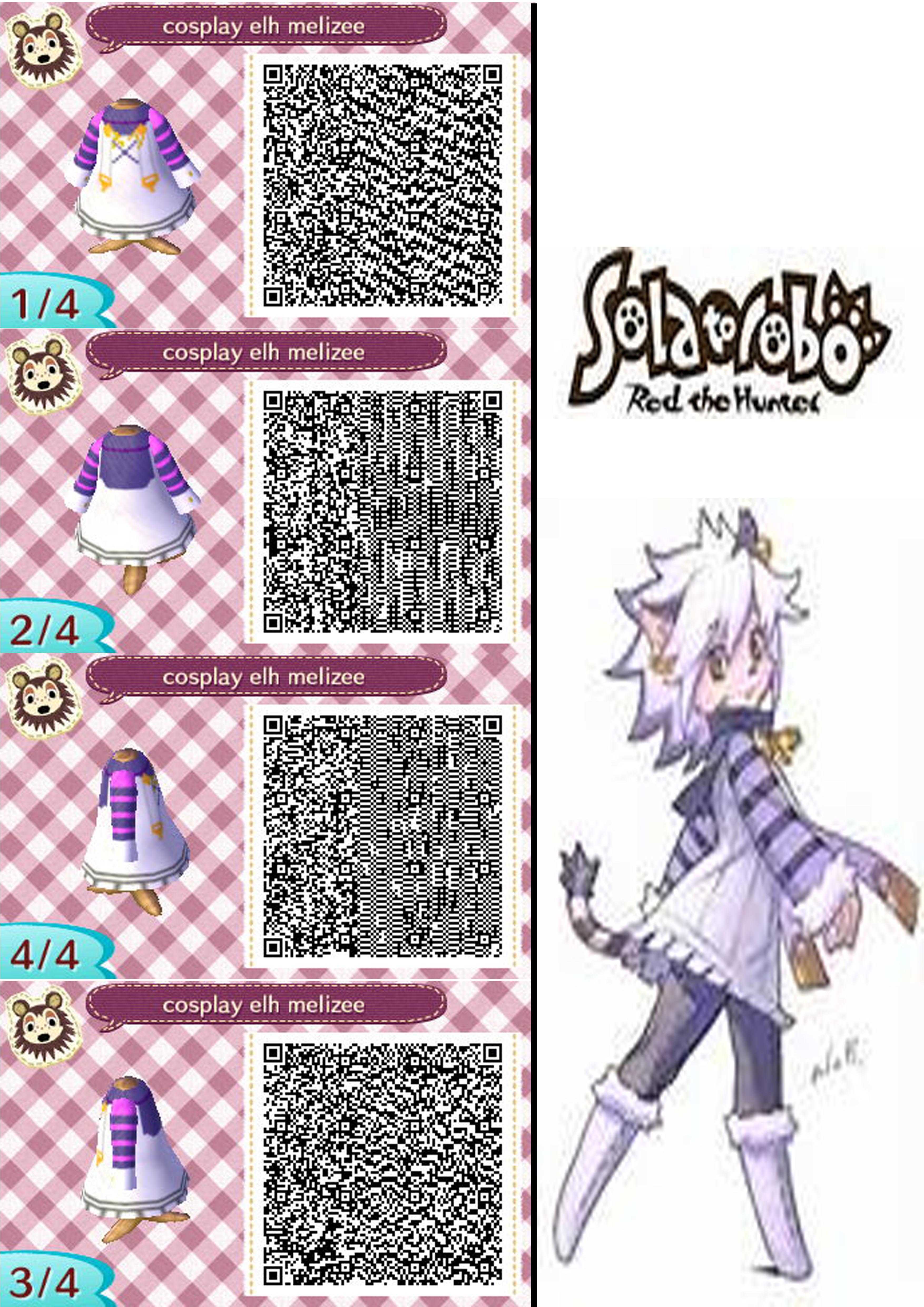 Qr Code Animal Crossing New Leaf Solatorobo Elh