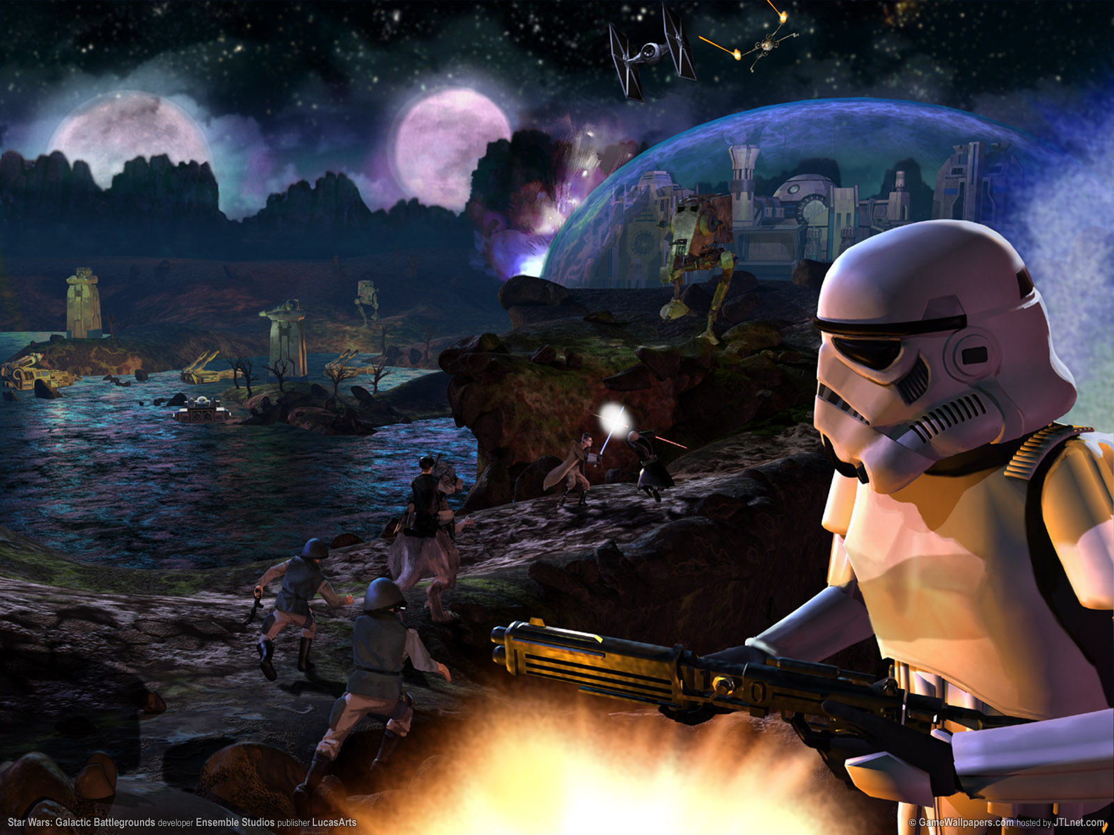 Jedi And Sith Star Wars Screensaver Background