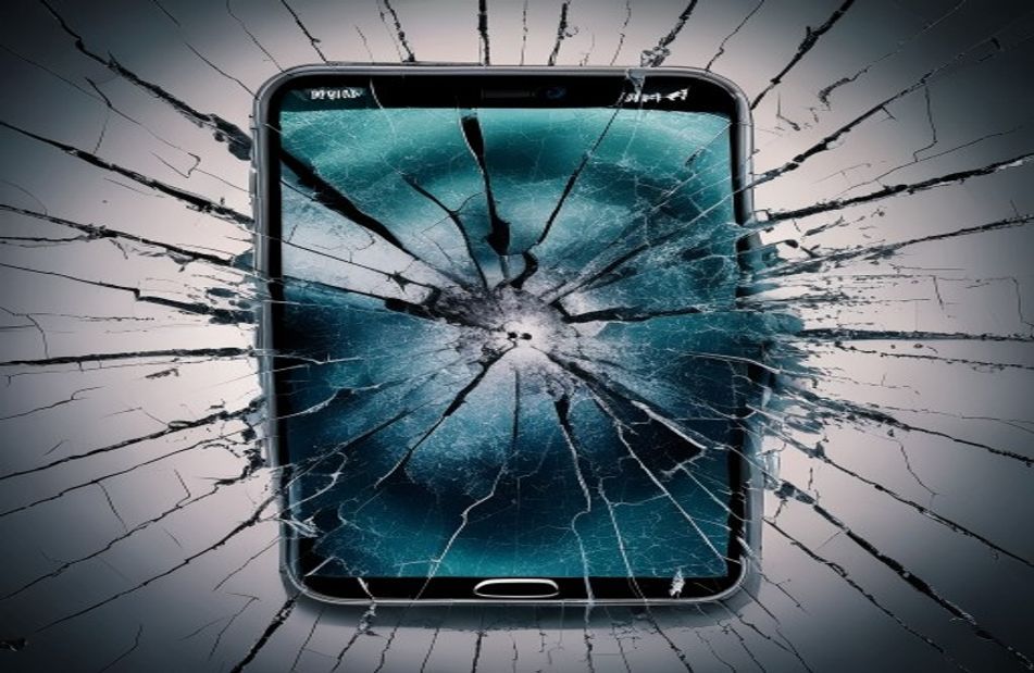 Cracked Screen Prank Wallpaper